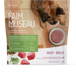 Faim Museau Simplement Bœuf pour Chien, 2.72 kg