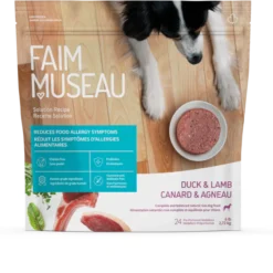 Faim Museau Canard et Agneau pour Chien, 2.72 kg