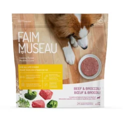 Faim Museau Bœuf et Brocoli pour Chien, 2.72 kg
