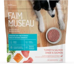 Faim Museau Dinde et Saumon pour Chien, 2.72 kg