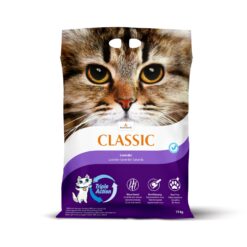 Intersand City-Classic Litière d'Argile pour Chat – Lavande, 14 kg