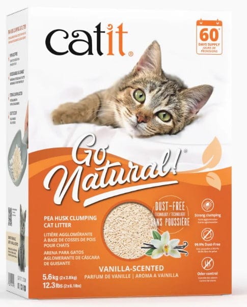 Litière catit cosses de pois - Vanille