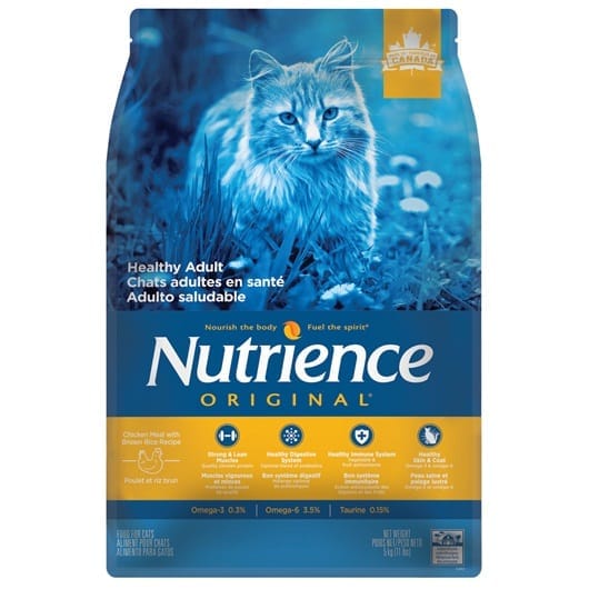 Nutrience Original pour chat adulte au poulet et riz brun, 5 kg