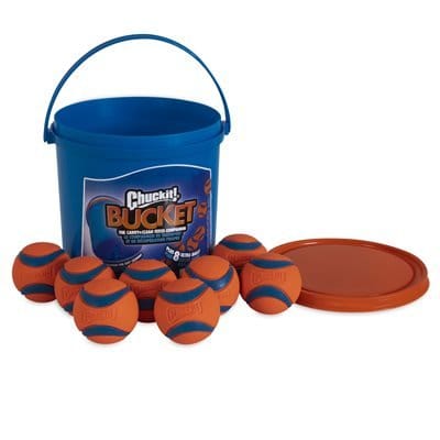 Chuckit! Seau (bucket) de 8 Ultra Balles Moyennes
