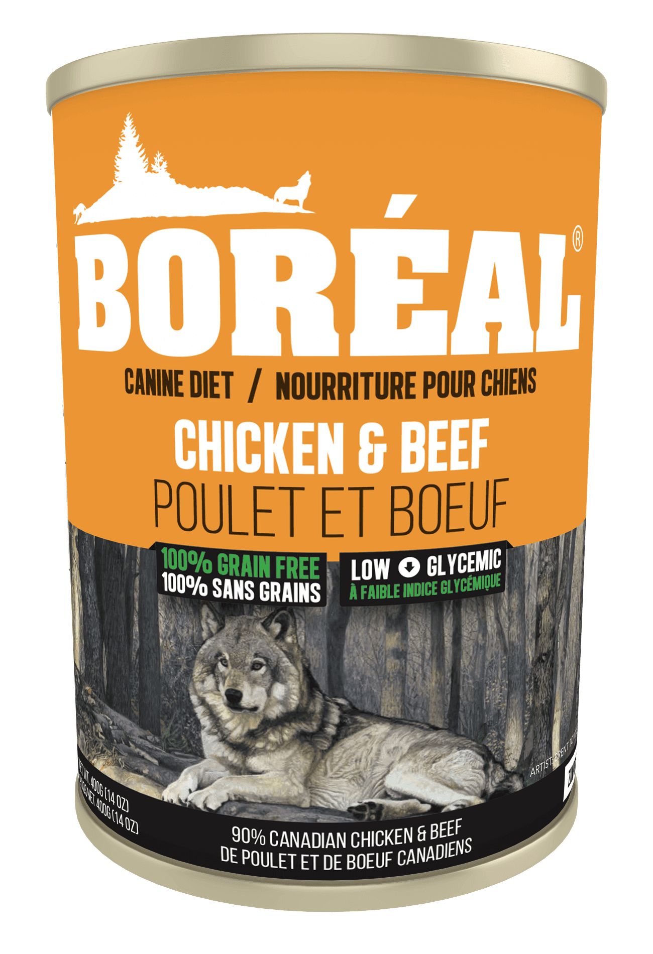 Boréal Conserve au Poulet et au Bœuf pour Chien, 690 g