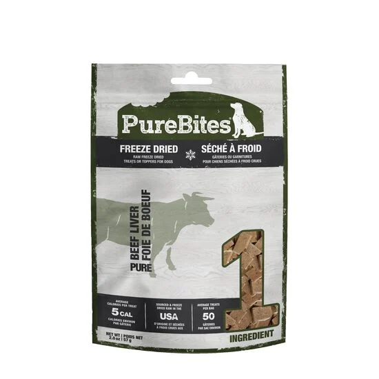 Purebites Foie de bœuf séché à froid