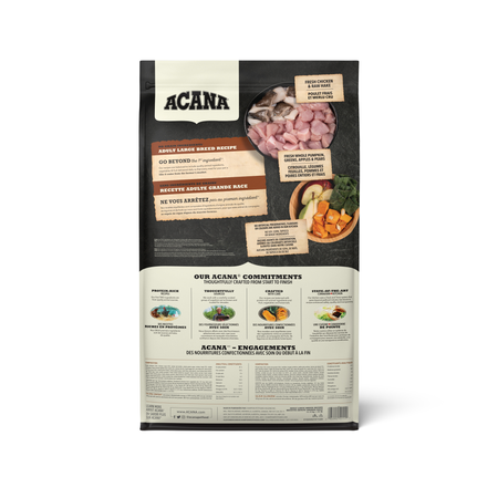 Acana pour Chien Adulte de Grande race, 17 kg – Image 2
