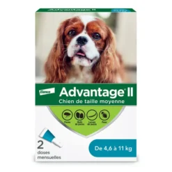 Advantage II Protection pour Chien de 4.6 kg à 11 kg