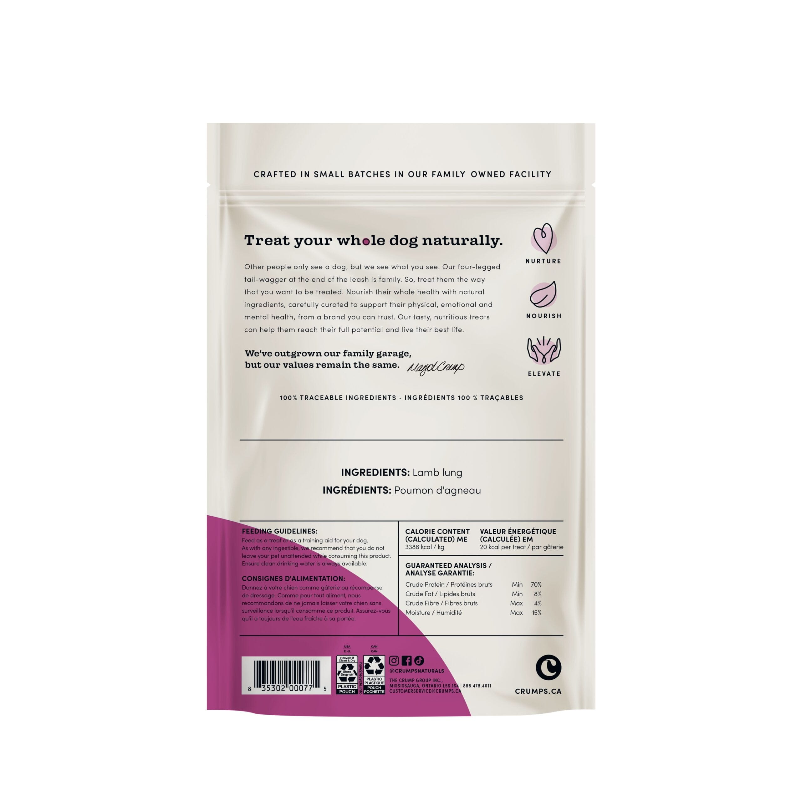 Crumps' Naturals Cotelettes agneau déhydratées,120 g – Image 3