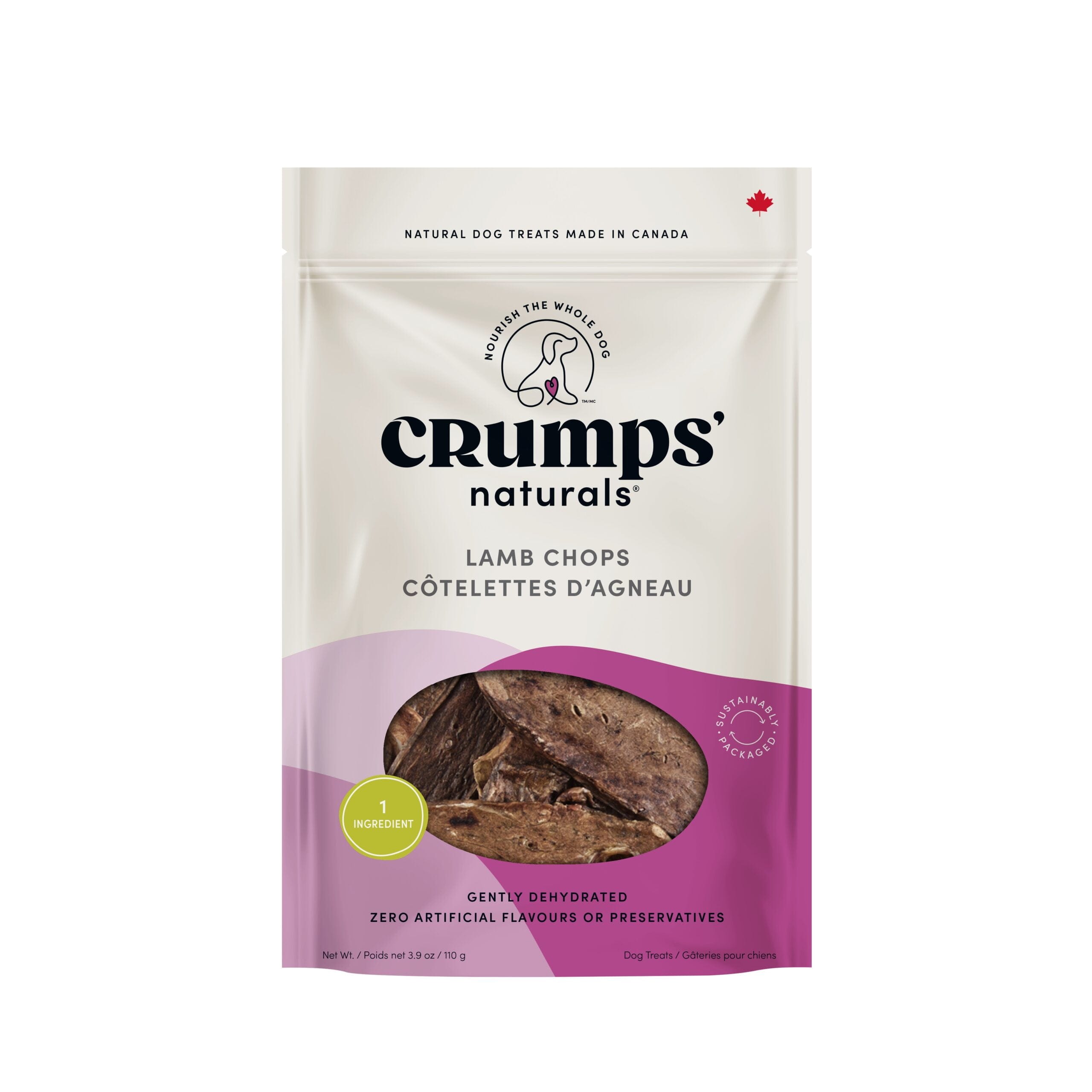 Crumps' Naturals Cotelettes agneau déhydratées,120 g