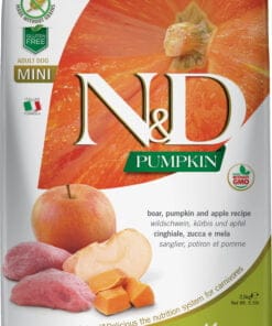 Farmina PUMPKIN Chien Adulte MINIATURE au Sanglier, 2.5 kg