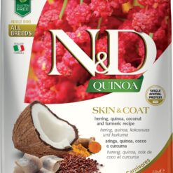 Farmina N&D Quinoa Peau et Pelage Hareng pour chien