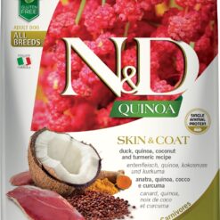 Farmina N&D Quinoa Peau et Pelage Canard pour Chien, 7 kg