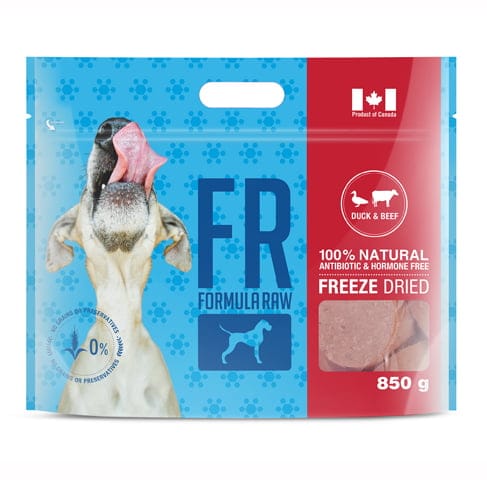 Formula Raw Canard & Bœuf lyophilisé pour Chien