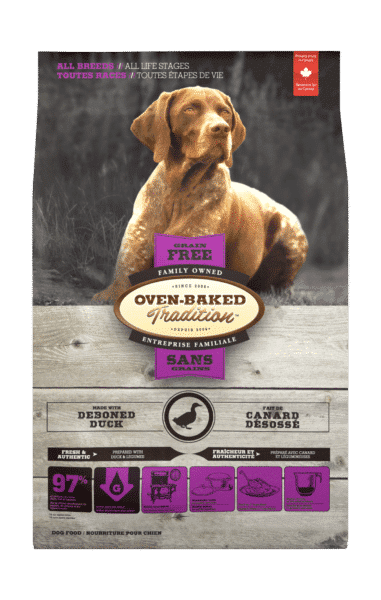 Oven-Baked Tradition Nourriture sèche Sans grains pour Chien – Canard