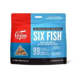 Orijen Gâteries pour Chat – 6 Poissons, 35 g