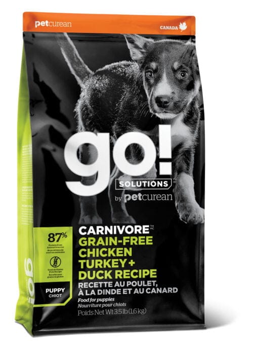 go! Solutions, Carnivore pour CHIOT, Poulet Dinde Canard