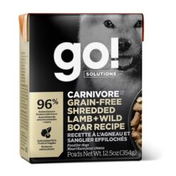 go! Solutions Carnivore Pâté à l'Agneau et Sanglier pour Chien, 354 g