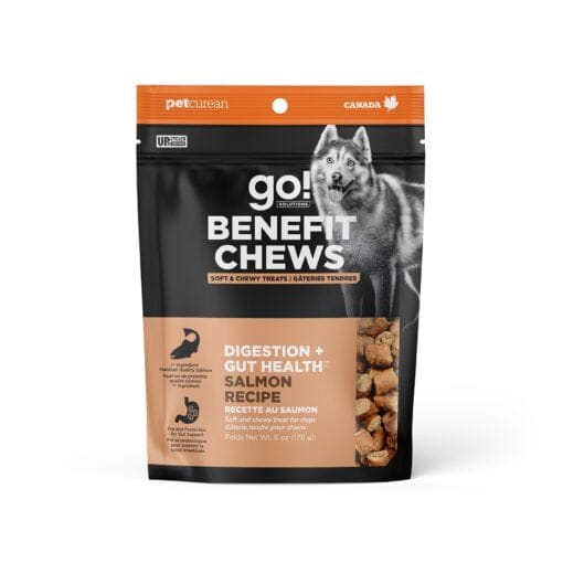 Go! Gâteries tendres Digestion au Saumon, 170g