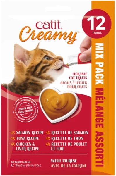 catit creamy saveurs assorties
