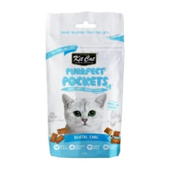 Kit Cat Purrfect Pockets Gâteries soins dentaires pour chat, 60 g