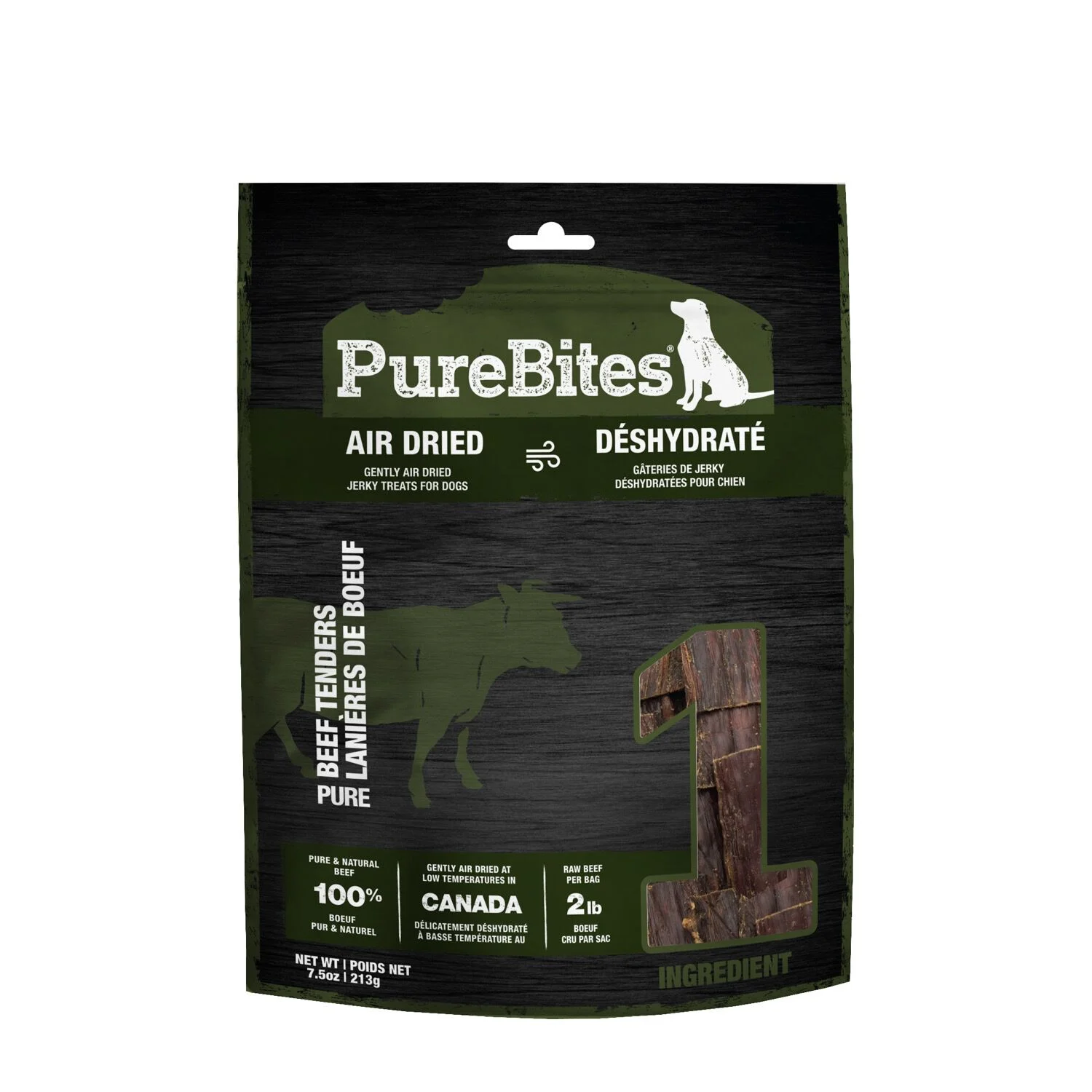 Purebites Lanières de bœuf, 213 g