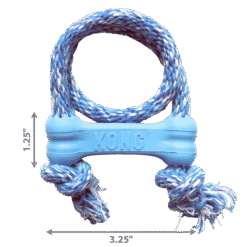 Alternative view of Kong Goodie bone avec corde pour Chiot, Très Petit