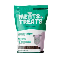 healthy paws Tripes d'agneau fumés à froid, 8 bâtonnets