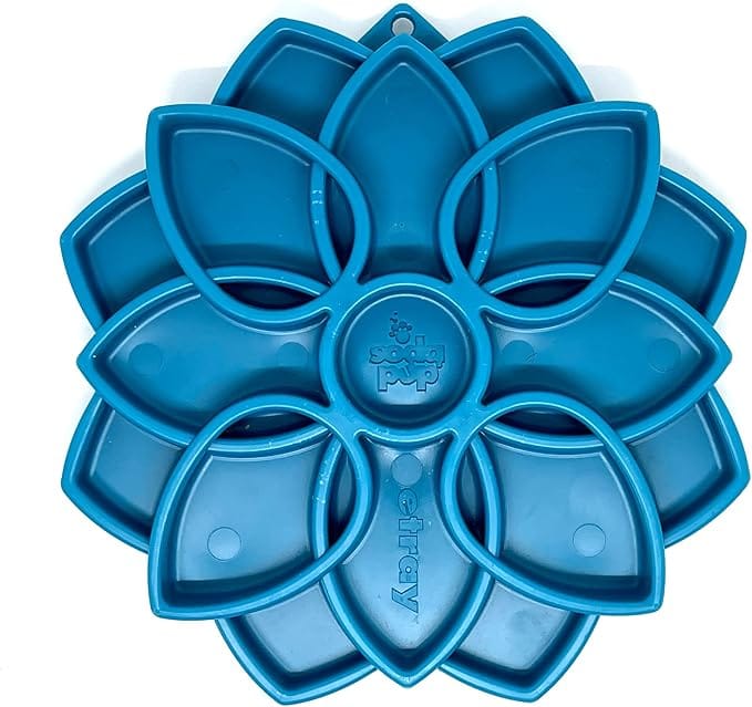 sodapup, Bol Ralentisseur Mandala bleu pour Chien