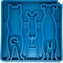 sodapup Plateau à lécher Bleu – Chien et chat