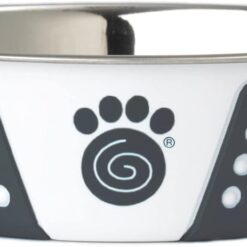 Petrageous Bol en acier inoxydable Blanc et bleu de 6.5 Tasses