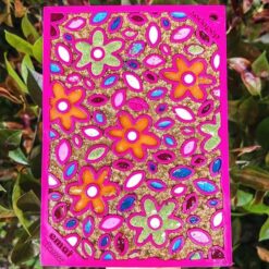 Alternative view of sodapup Mini Planche à lècher Rose – Fleurs