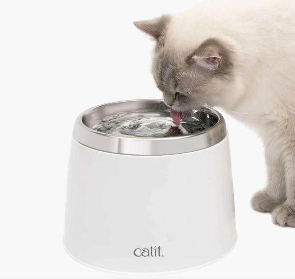 Catit Fontaine avec dessus en acier inoxydable, 2 litres