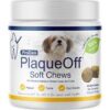 PlaqueOff 45 Gâteries molles de soins dentaire pour Chiens, 112.5 g