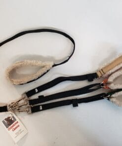 Créations CANOU, Laisse avec 3 colliers indépendants