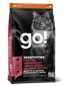 go! Solutions, Sensitivities, Limité en Ingrédients au Saumon pour Chat
