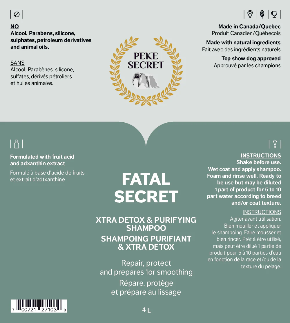 PEKE SECRET, Le Fatal Secret, 500ml