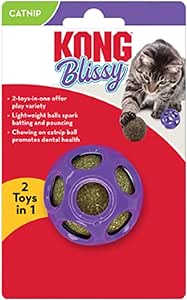 Kong Blissy balle avec boule de d'herbe à chat