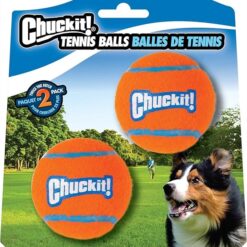 Chuckit! Balles de Tennis Moyennes, Paquet de 2