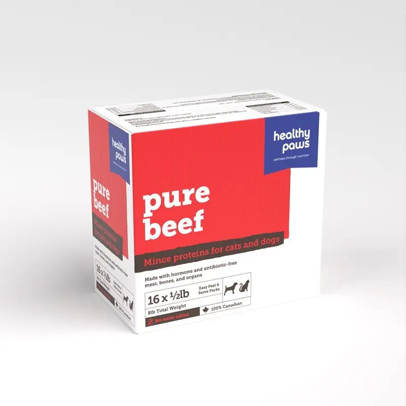 healthy paws Pur Bœuf pour Chien et Chat, 8lb