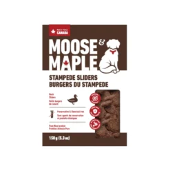 Moose & Maple Burger du Stampede au canard pour Chien, 150 g