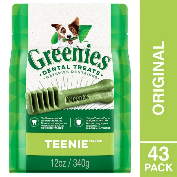 Greenies Gâteries Dentaires Originales pour Chien, Sac de 340 g