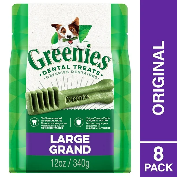Greenies Gâteries Dentaires Originales pour Chien, Sac de 340 g – Image 2