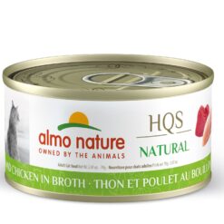 almo nature Thon et Poulet au Bouillon pour Chat, 70 g