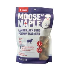 Moose & Maple Poumon d'Agneau pour Chien, 60 g