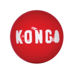 Alternative view of Kong Signature Balles Rouges avec couineur, Paquet de 2