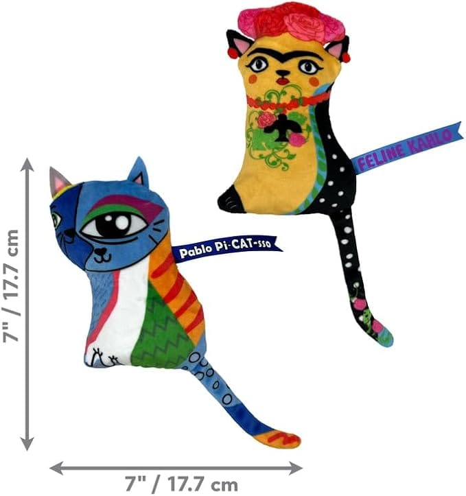 Kong Chat Artz Kahlo/Picasso, Paquet de 2 – Image 3