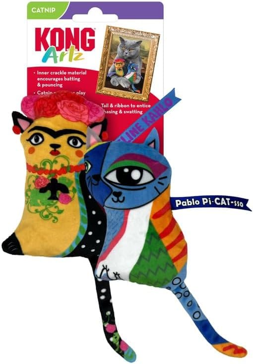Kong Chat Artz Kahlo/Picasso, Paquet de 2