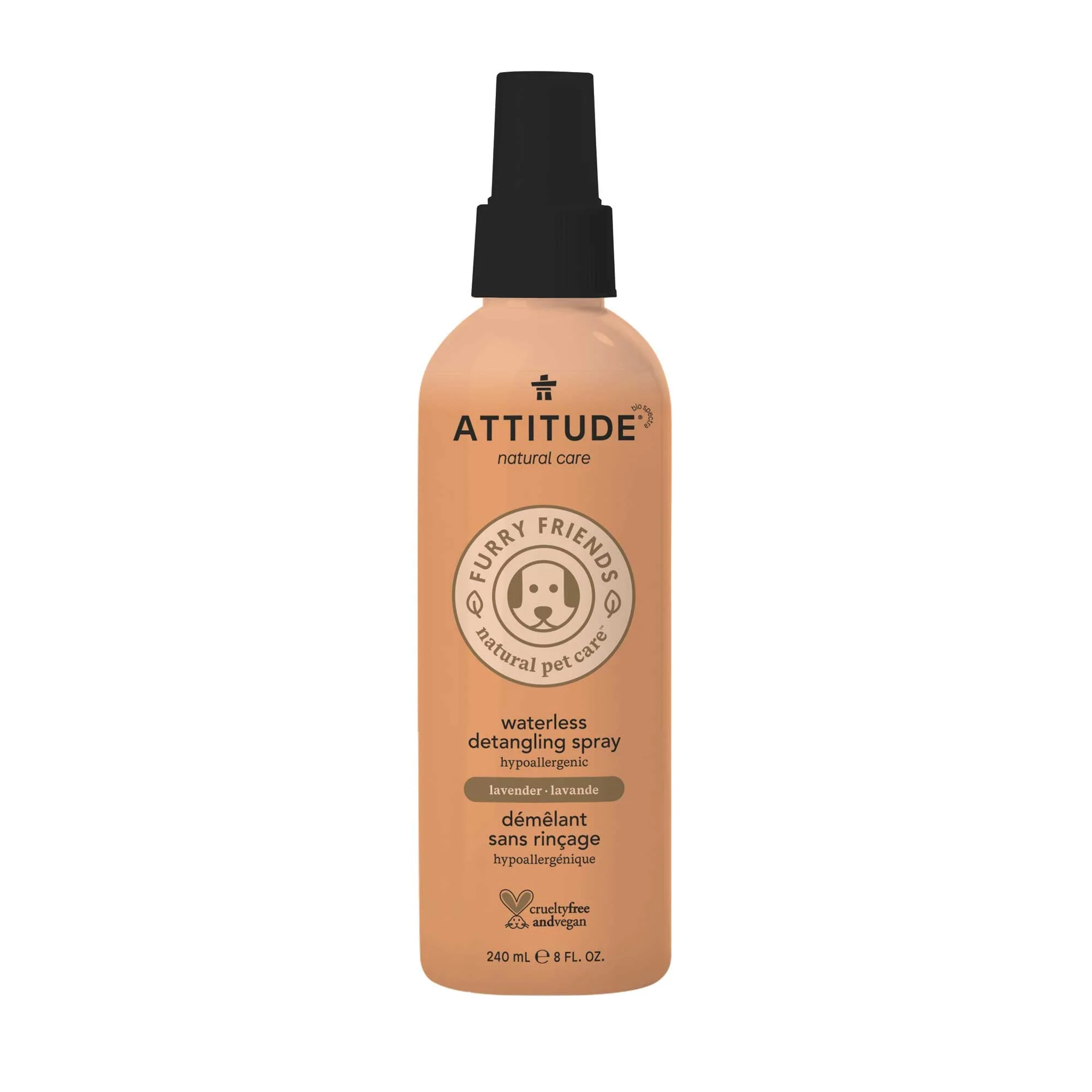 ATTITUDE Démêlant Sans Rinçage à la Lavande, 240ml