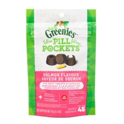 Greenies Pill Pockets pour Chat au Saumon, 45 g